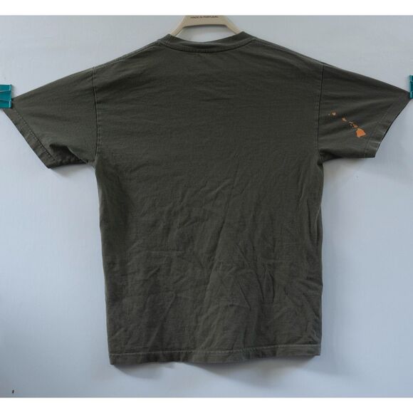 Aloha Army Dog Tags Green T-Shirt Men's Size L - Picture 5 of 6